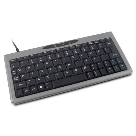 Solidtek Mini Portable Scissor Switch Silver Usb Keyboard Kb 3100su