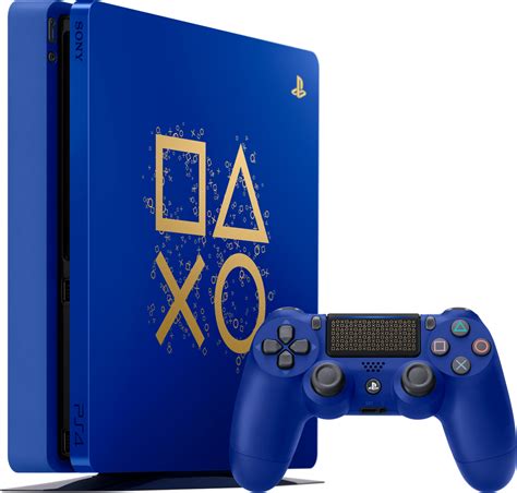 Ps4 Blue Limited Edition Png Download Playstation 4 Slim Blue