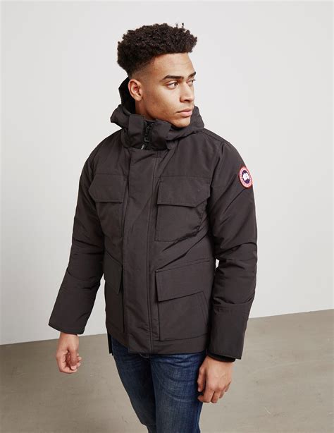 Canada Goose Goose Maitland Padded Parka Jacket Black For Men Lyst