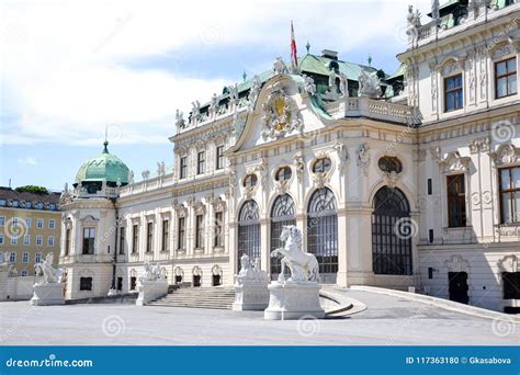 Summer Palace Belvedere In Vienna Stock Photo Image Of Historical