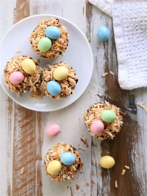 It is my grandmother's signature dessert and i could live off that thing. Coconut Brownie Bite Easter Nests | Recipe | Brownie bites, Coconut brownies, Holiday treats
