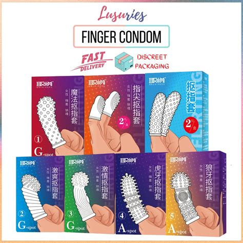 Sex Toy For Man Woman Masturbate Finger Reusable Sleeve Condom G A Spot