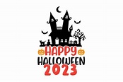 Happy Halloween 2023 Graphic by Design_hub4323 · Creative Fabrica