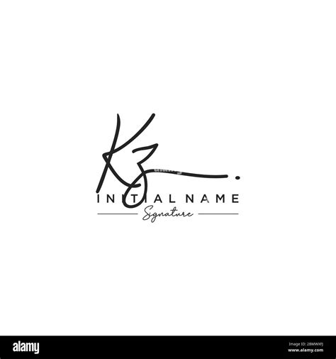 vector de plantilla de logotipo de firma de la letra kz imagen vector de stock alamy