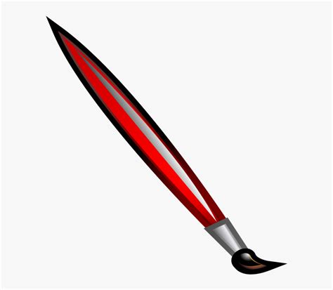 Paintbrush Drawing Painting Clip Art Red Paint Brush