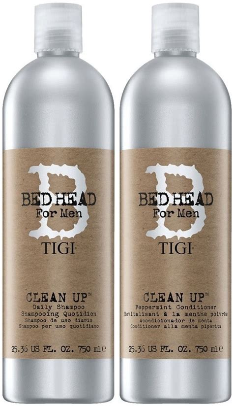 Tigi Bed Head For Men Clean It Up Shampoo Conditioner Duo 2 X 750ml