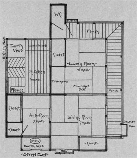 Old Japanese House Floor Plan