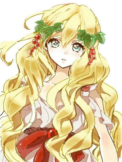 Anime Girl Blonde Hair Green Eyes Sad Beauty Of Anime
