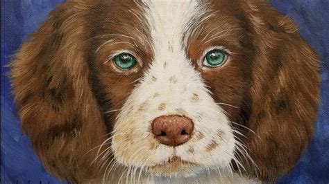 How To Paint A Dog Portrait In Acrylic Best New Mockup And Graphic Assets