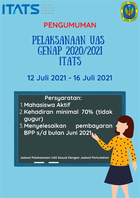 Reminder Pengumuman Pelaksanaan Uas Genap 20202021 Jurusan Studi