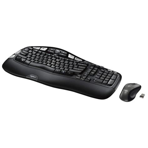 Logitech Mk550 Wireless Wave Keyboard And Mouse Combo Includes
