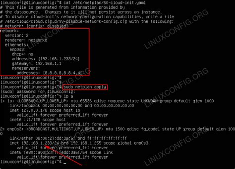 How To Configure Static Ip Address On Ubuntu Cosmic Cuttlefish