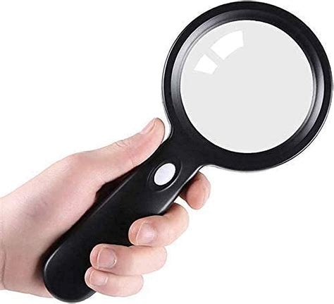 Magnifier Magnifiers For Craft Work Reading Magnifier 85mm Magnifying Glass With Light Extra