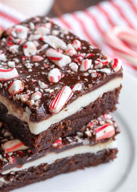 Easy Peppermint Brownies With 3 Layers Lil Luna