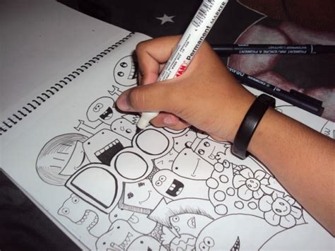 Cara Membuat Gambar Doodle Art Yang Menarik Untuk Pemula