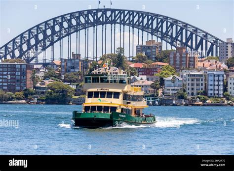 Sydney Ferry Mv Fishburn A First Fleet Class Ferry On Sydney Harbour