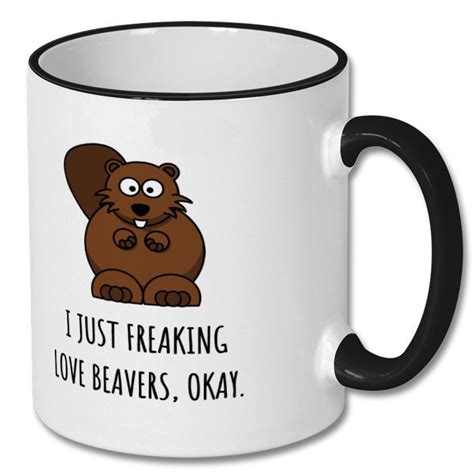 Beaver Lover Mug Beaver Beaver Mug Beaver T Beaver Etsy Canada
