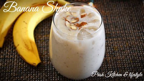 Banana Milkshake In 2 Min Banana Shake Recipe How To Make Banana Shake For Weight Gain In