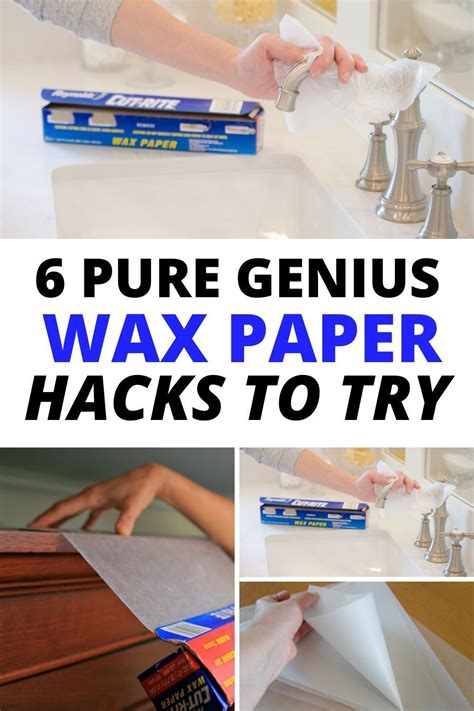 Waxed paper is not made for baking in baking quick breads or cakes, a pan can be lined with wax paper in such a way that the batter. 8 Genius Wax Paper Hacks You Can Actually Make Use Of in ...