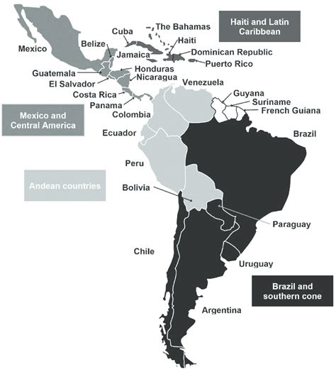The Latin American Region The Strict Definition Of Latin America Is