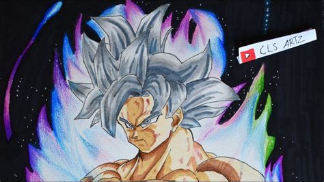 Dibujos De Goku Ultra Instinto Dominado A Lapiz