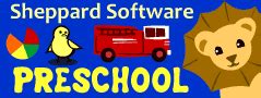 The sheppard software states topics focus on naming states and capitals, with varying degrees for 6 levels. Preschool and Kindergarten Games