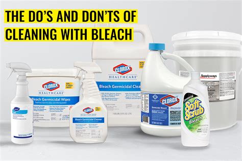 How To Clean With Bleach The Dos And Donts Wcp Solutions