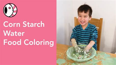 Day 1 Corn Starch Water And Food Coloring Experiment Youtube