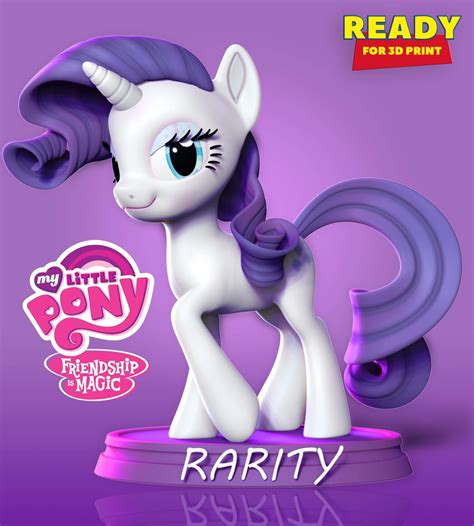Rarity Little Pony 3d Print Model By Sinh Nguyen