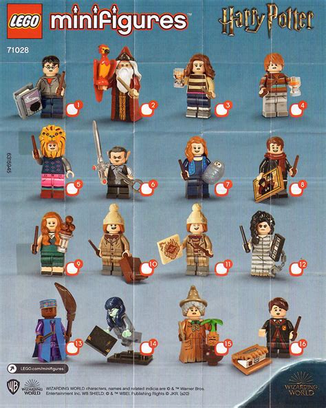 Brickfinder Lego Harry Potter Cmf Series 2 71028 Full Character Insert