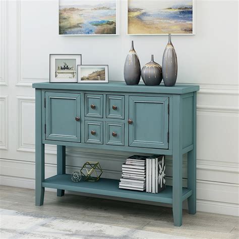 In addition to being used in dining rooms, these furniture pieces also make great additions as tv stands in living rooms, cabinets in home offices or organizational pieces in entryways. enyopro Console Table, Rustic Entryway Table, Antique ...