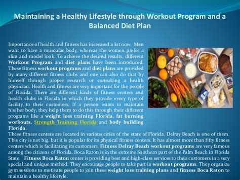 Maintaining a healthy lifestyle through workout program and