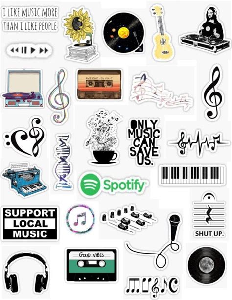 Music Stickersmusic Stickers Music Stickers Iphone Case Stickers