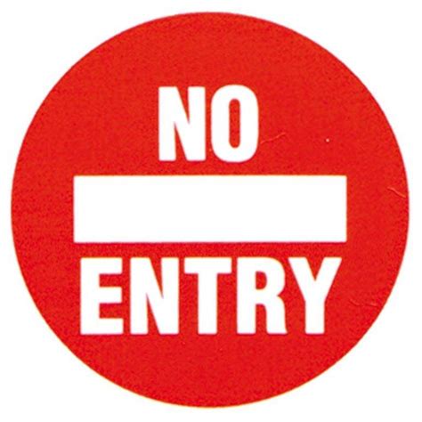 No Entry Signs Drawing Free Image Download