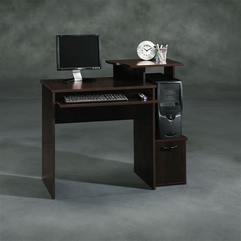 Two drawers have metal runners and safety stops; 5 Best Computer Desk With Keyboard Tray - More organized ...