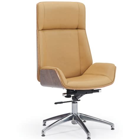 Being the only tall replica on the market, the chair features premium aniline leather and 7 layers of plywood. Bent Plywood Swivel Chair Height Adjustable Conference ...