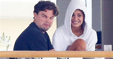 Leonardo Dicaprio Making Faces On A Boat August 2018 Popsugar Celebrity