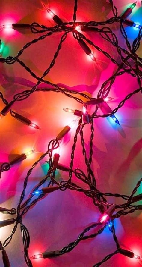 See more ideas about iphone wallpaper, wallpaper, phone wallpaper. Christmas Lights | Christmas/winter Iphone Wallpaper inside Christmas Lights Aesthetic Wallpa ...