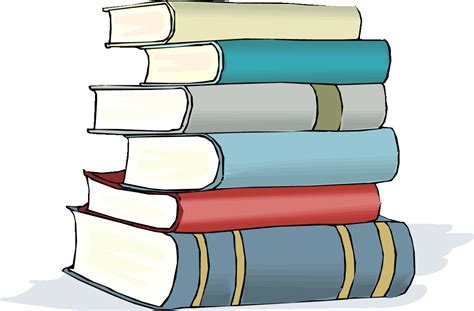 Stack Of Books Drawing Free Download On Clipartmag