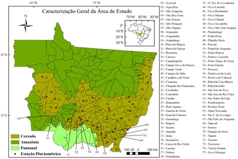 AmazÔnia Mato Grossense Mapeamento Da PrecipitaÇÃo PluviomÉtrica No