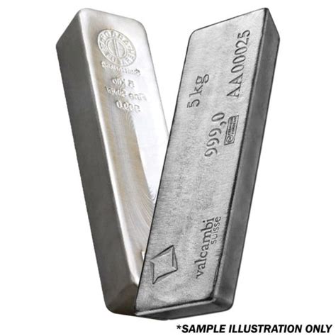 5 Kilo Silver Bullion Bars Lowest Price Online