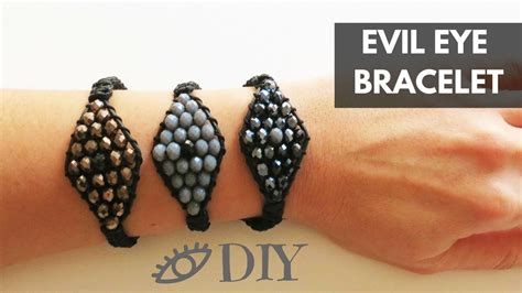 DIY Evil Eye Bracelet | Φτιάξτε Βραχιόλι Μάτι με Κρύσταλλα | Jewelry