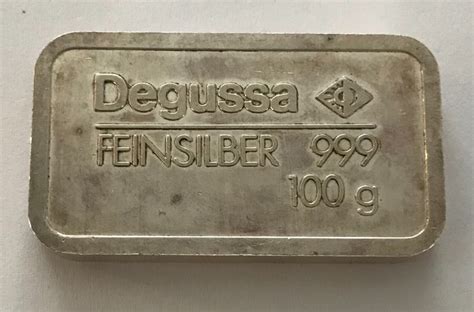 100 Gram Silver 999 Degussa Catawiki