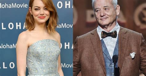 How Bill Murray Helped Emma Stone Through Some Acne Problems