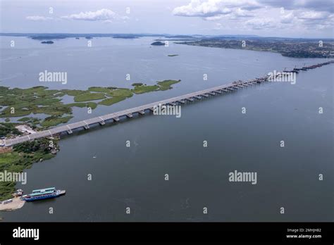 Magufuli Bridge Building Progress Kigongobusisi Mwanza Gulf Crossing