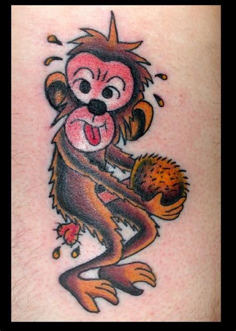 Monkey Tattoo Cartoon