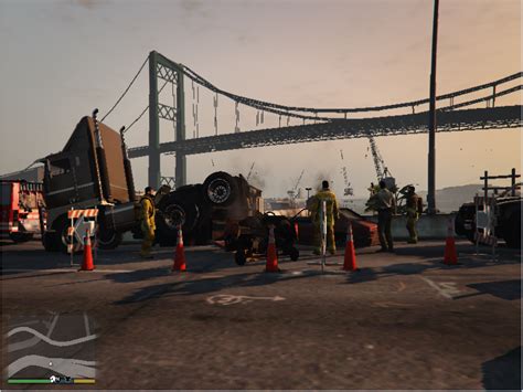 Checkpoint Fire And 2 Crashes Gta 5 Mods