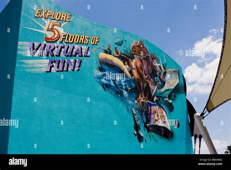 Disney Quest Virtual Reality And Interactive Theme Park Building At