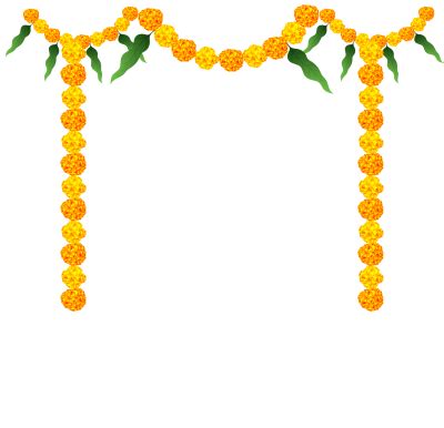 Indian Flower Garland Vector png image