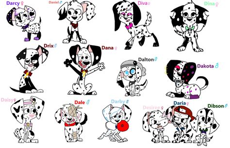 Many More Pups To Meet 101 Dalmatian St Ocs By Rubyponywolf22 On